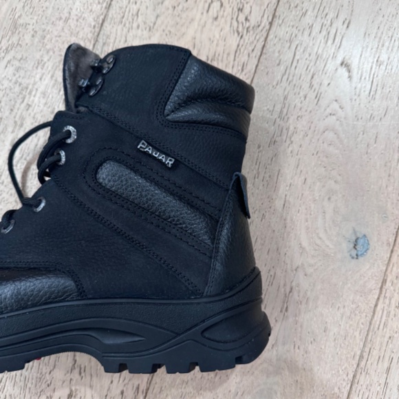 PAJAR ALEX-G SHEEPSKIN BLACK HAND MADE BOOTS WITH ICE GRIPS BRAND NEW SZ 10 - Picture 9 of 11